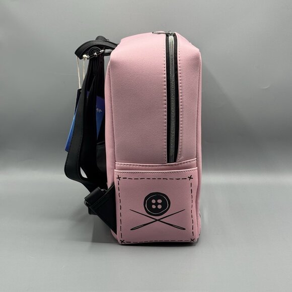 Coraline Limited Edition Doll Mini Pink Backpack Loungefly  Loungefly Coraline Limited Edition Doll Pink Mini Backpack NEW